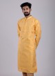 Zari Print Kurta Pajama For Mens